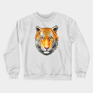 Head animal pixel art Crewneck Sweatshirt